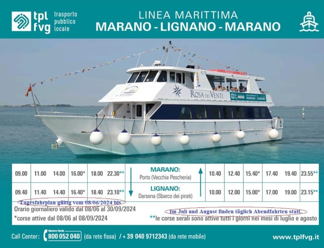 Casa Martina "Holiday Home" Marano Lagunare Dış mekan fotoğraf